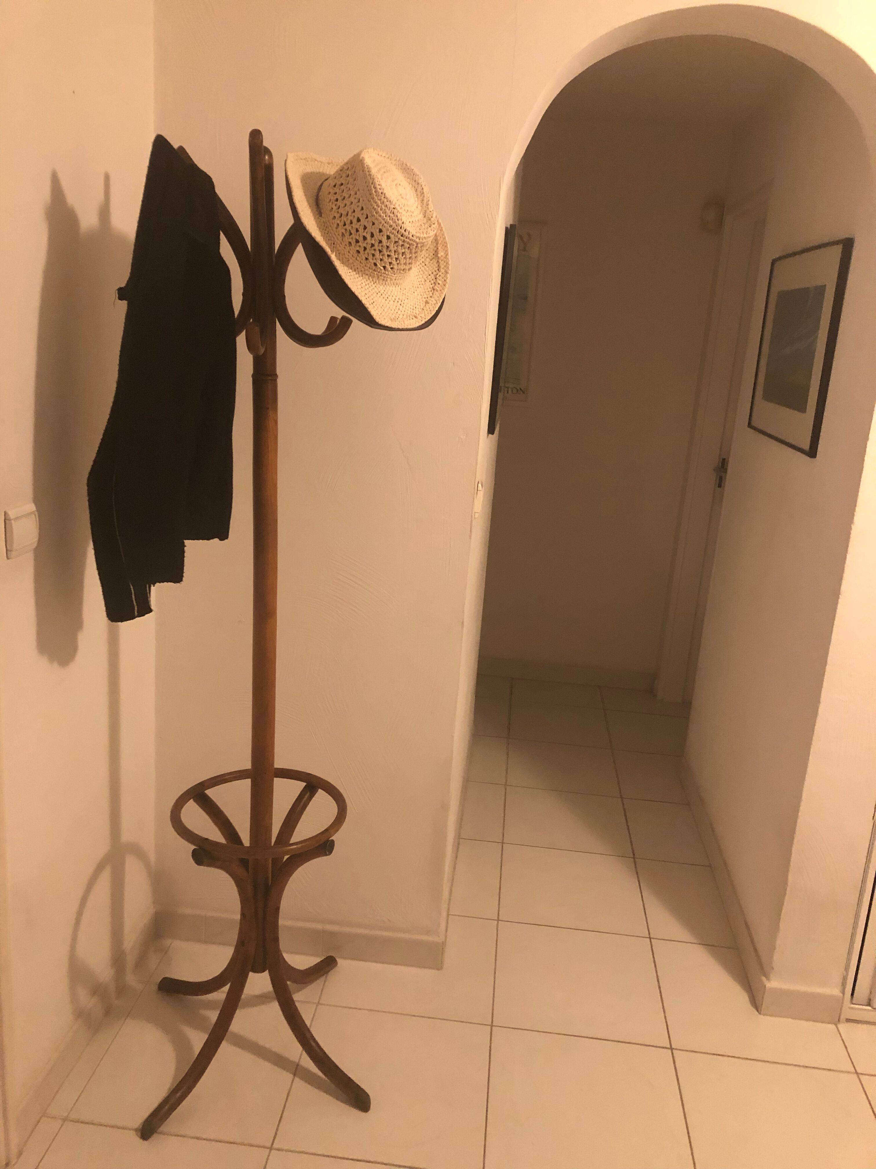 Vintage parrot coat rack