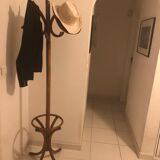 Vintage parrot coat rack