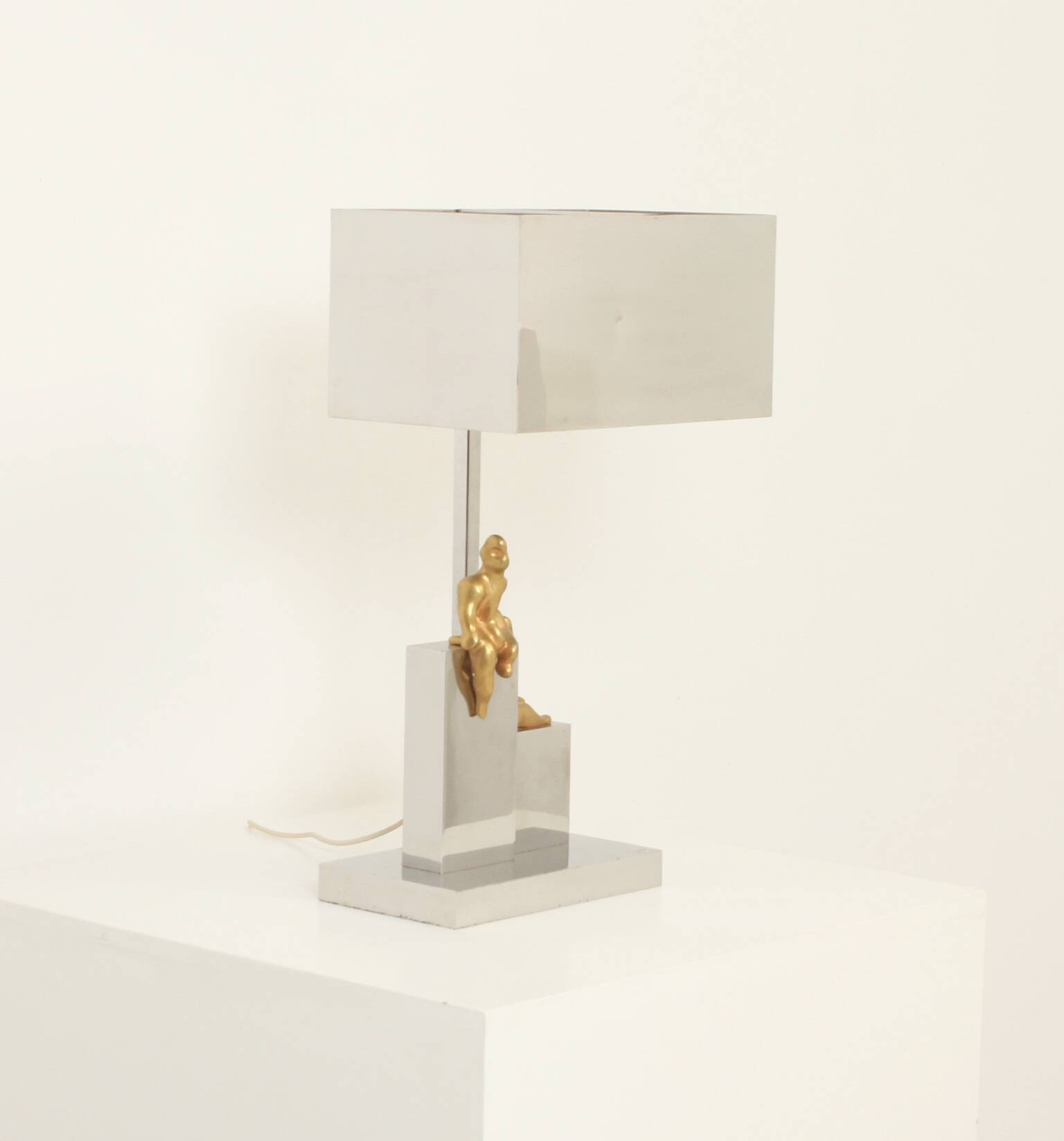 Large table lamp by the Spanish sculptor Aurelio Teno, 1970s.