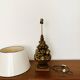 Wooden Hollywood Regency Table Lamp