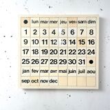 Perpetual calendar 1970