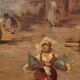 Oil painting on canvas by Salvatore Balsamo (Naples 1894-1922)