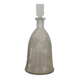 Old carafe with engraved flowers