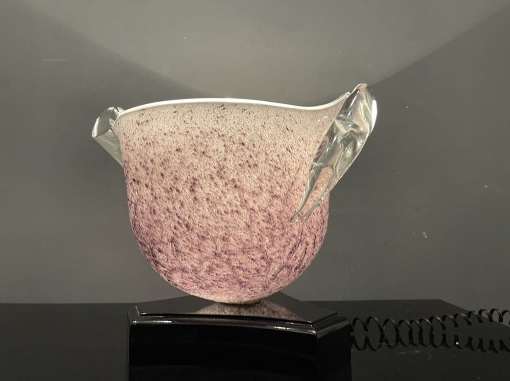 Murano Glass Table Lamps by Mila Schon, 1980s, Set of 2