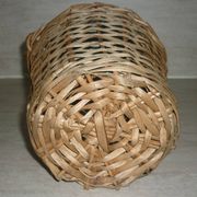Dame-Jeanne 2L green glass and wicker