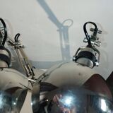 Pair of articulated lamps vintage 1980s industrial design