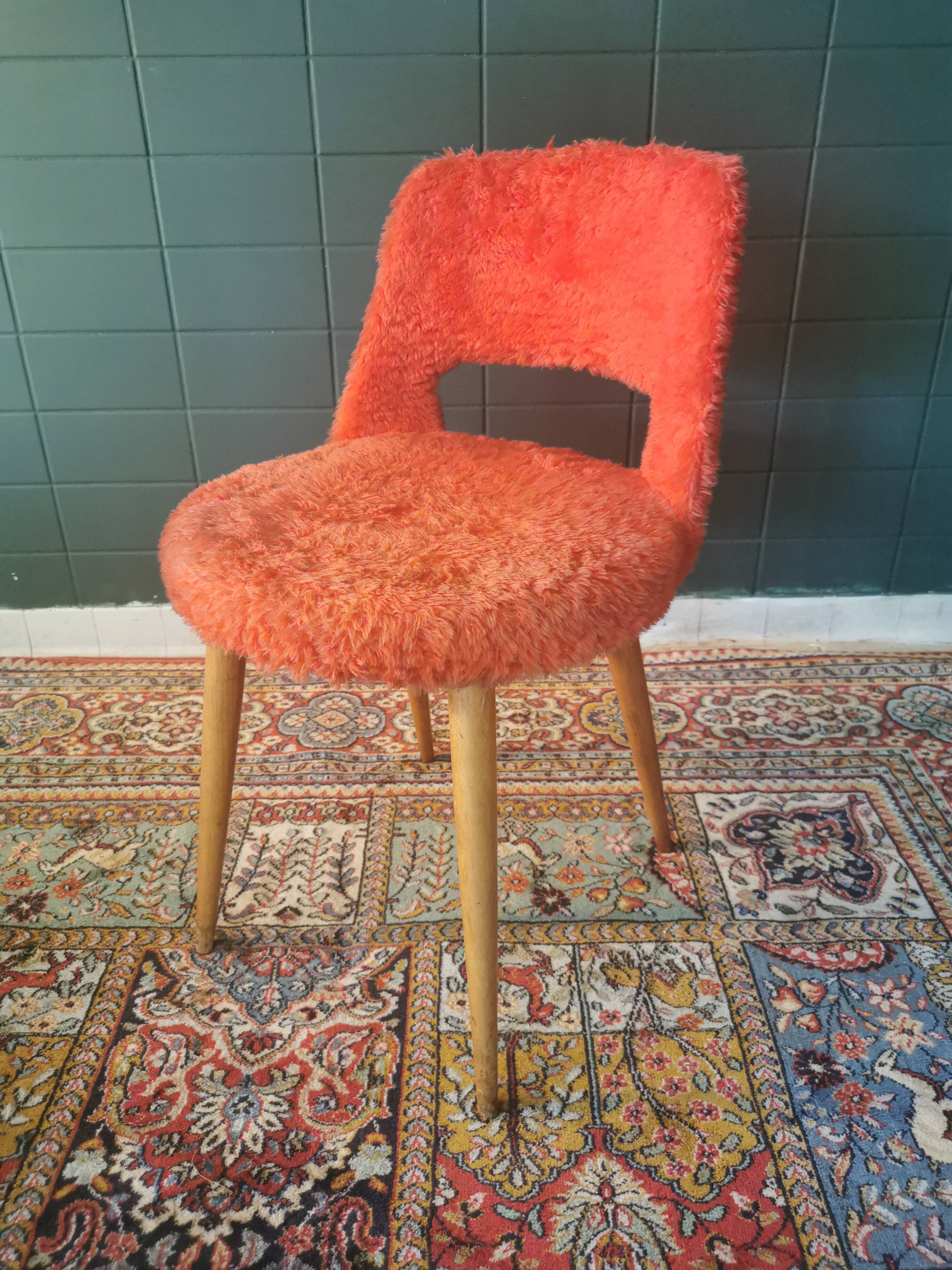 Pair of vintage moumoute chairs