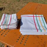 Tablecloth and 10 napkins - Basque linen