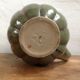 Green enamelled sandstone pitcher