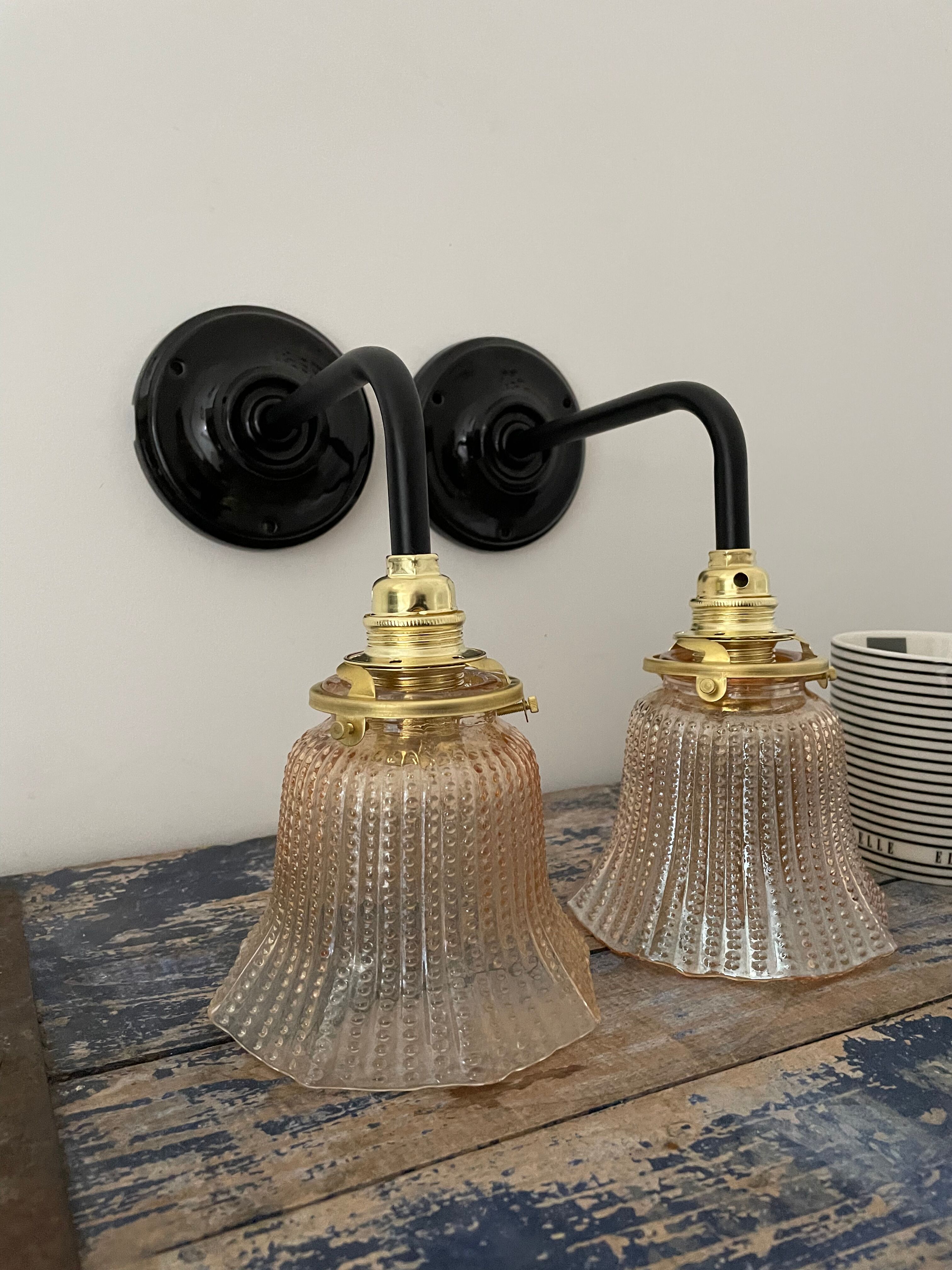 Pair of vintage wall lights