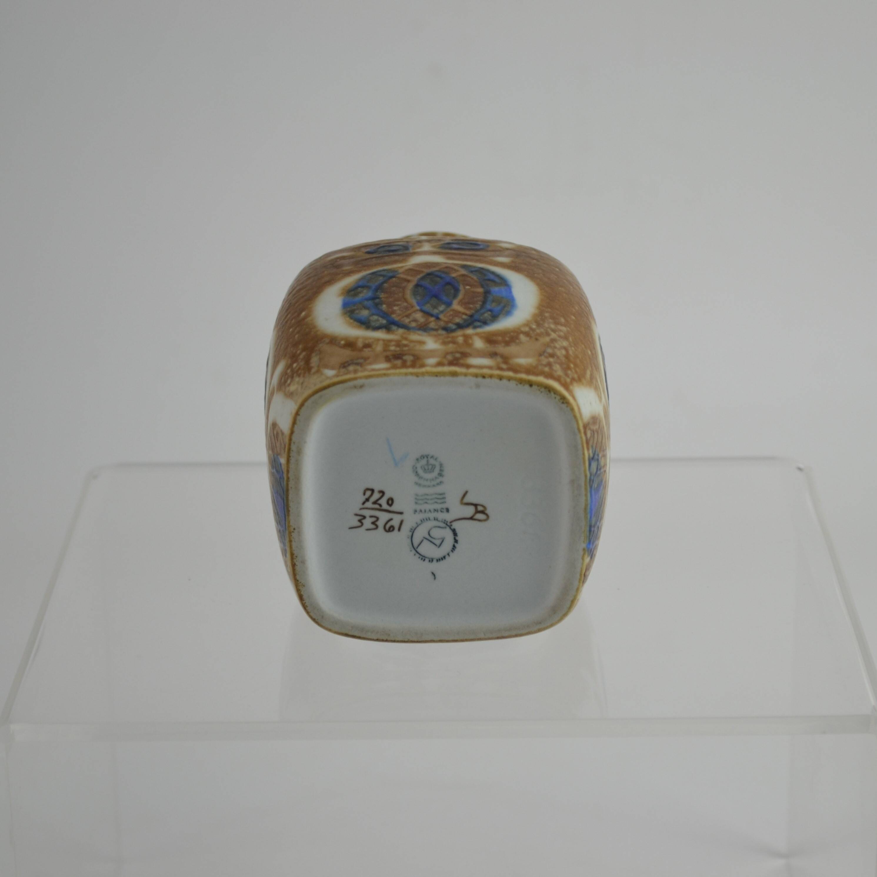Biscuit porcelain vase from the Baca series by Nils Thorsson for Royal Copenhagen.