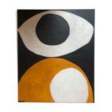 Mural decoration contemporary acrylic abstract painting