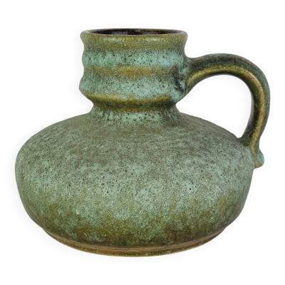 Vase céramique vert West Germany, Stein Keramik, années 60, vintage