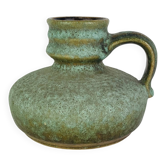 Vase céramique vert West Germany, Stein Keramik, années 60, vintage