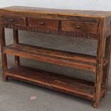 Console en bois ancien