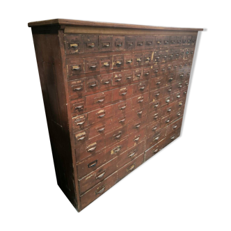 Professional furniture with 86 drawers circa 1900