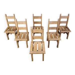 chaises de salle à manger - brutalistes