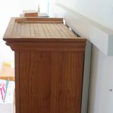 Beautiful bookshelf - solid pine - 5 shelves - country style - natural colour