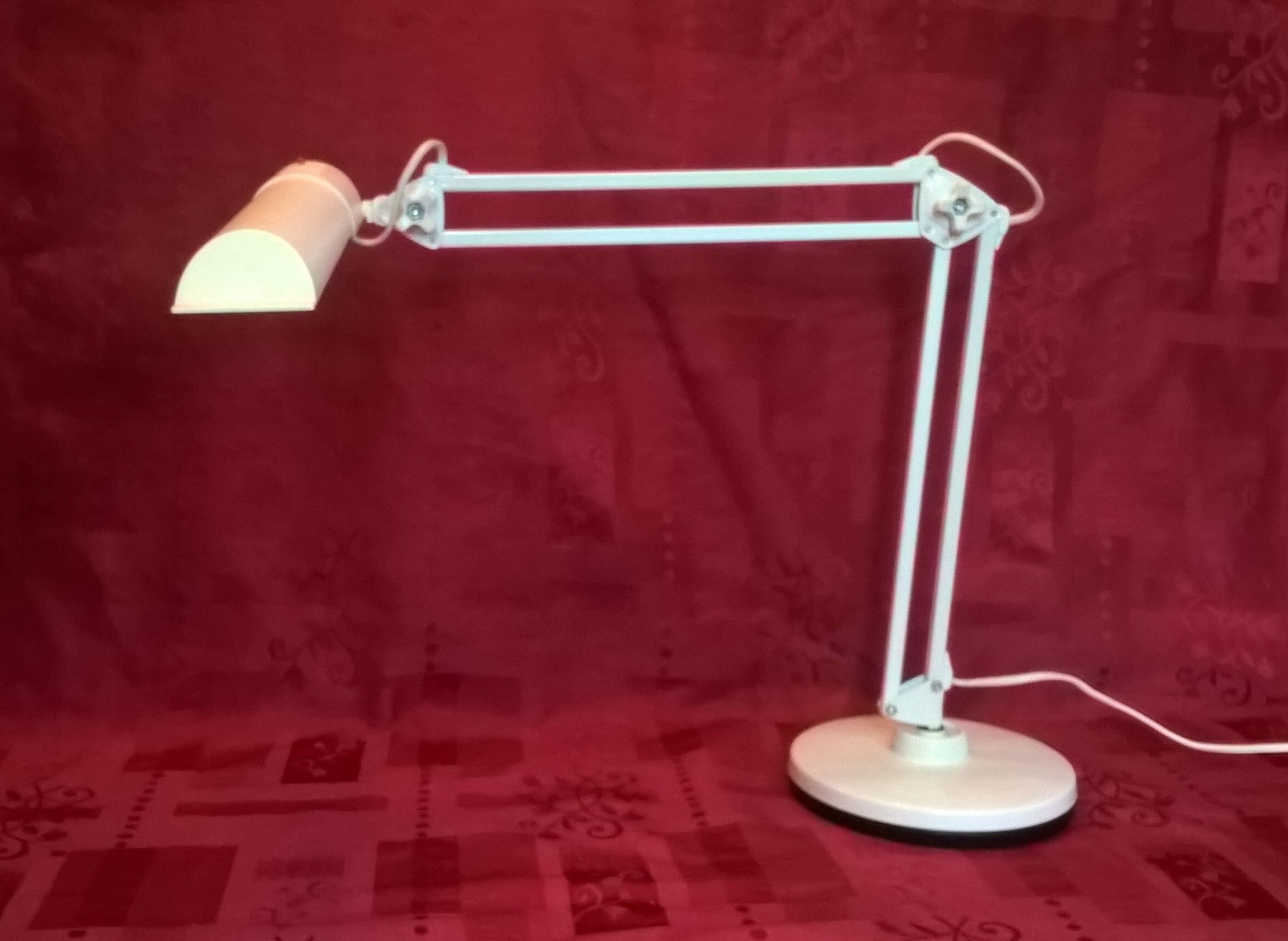 Swedish architect's lamp on vintage stand ~ sp brand ~ 1970s