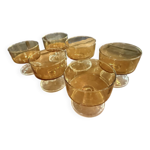 Lot de 6 coupes à glace