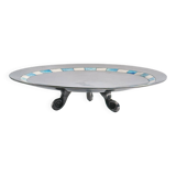 Indonesian footed bowl Mid Cenury 1950s