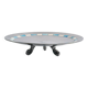 Indonesian footed bowl Mid Cenury 1950s