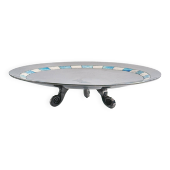 Indonesian footed bowl Mid Cenury 1950s