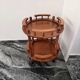 Vintage solid wood trolley on wheels