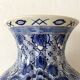 Large Delft vase, hand-painted Dutch vase 38 cm
