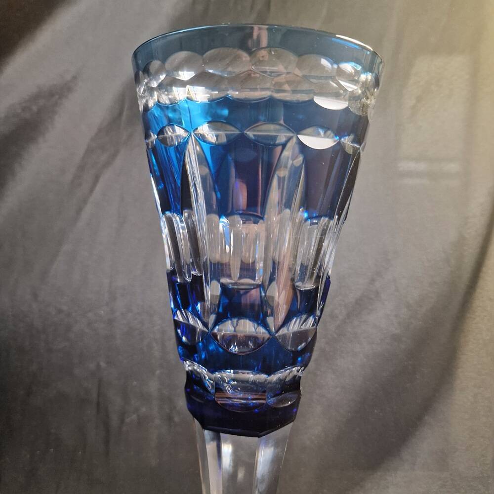 Wedding vase Val Saint Lambert crystal size