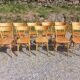 11 chaises bistrot vintage style Baumann