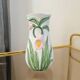 Vase in slipware with Arum flowers