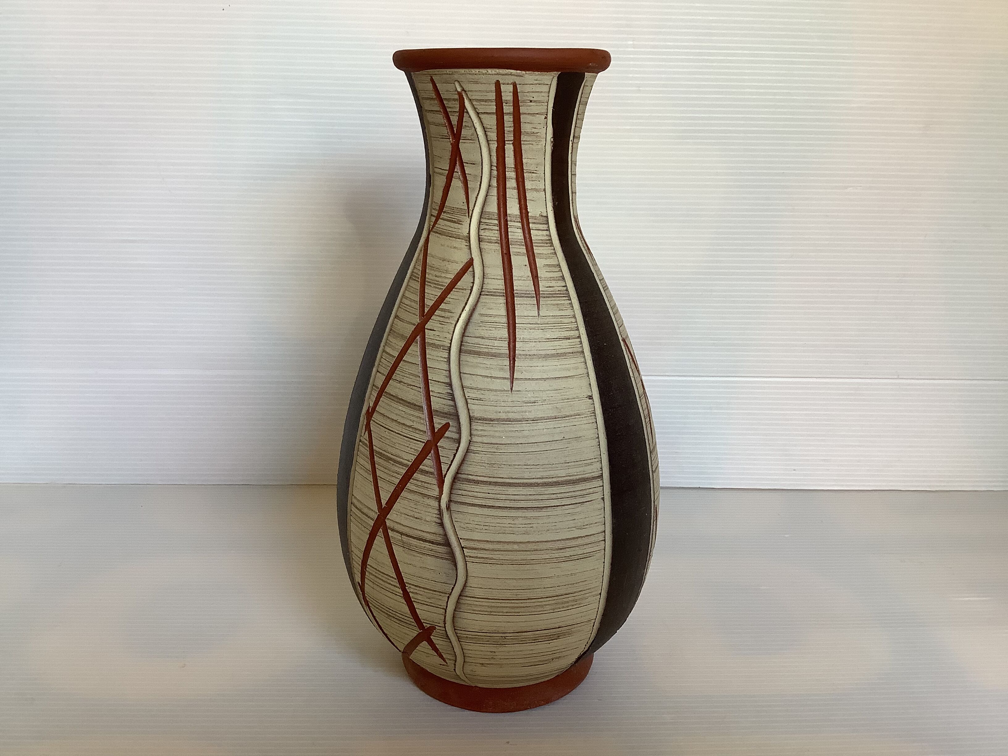 Terracotta vase W Germany