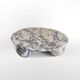Round Coffee Table Viola Violet Marble with Ball Sphere Legs