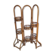 Rattan folding pot holder shelf