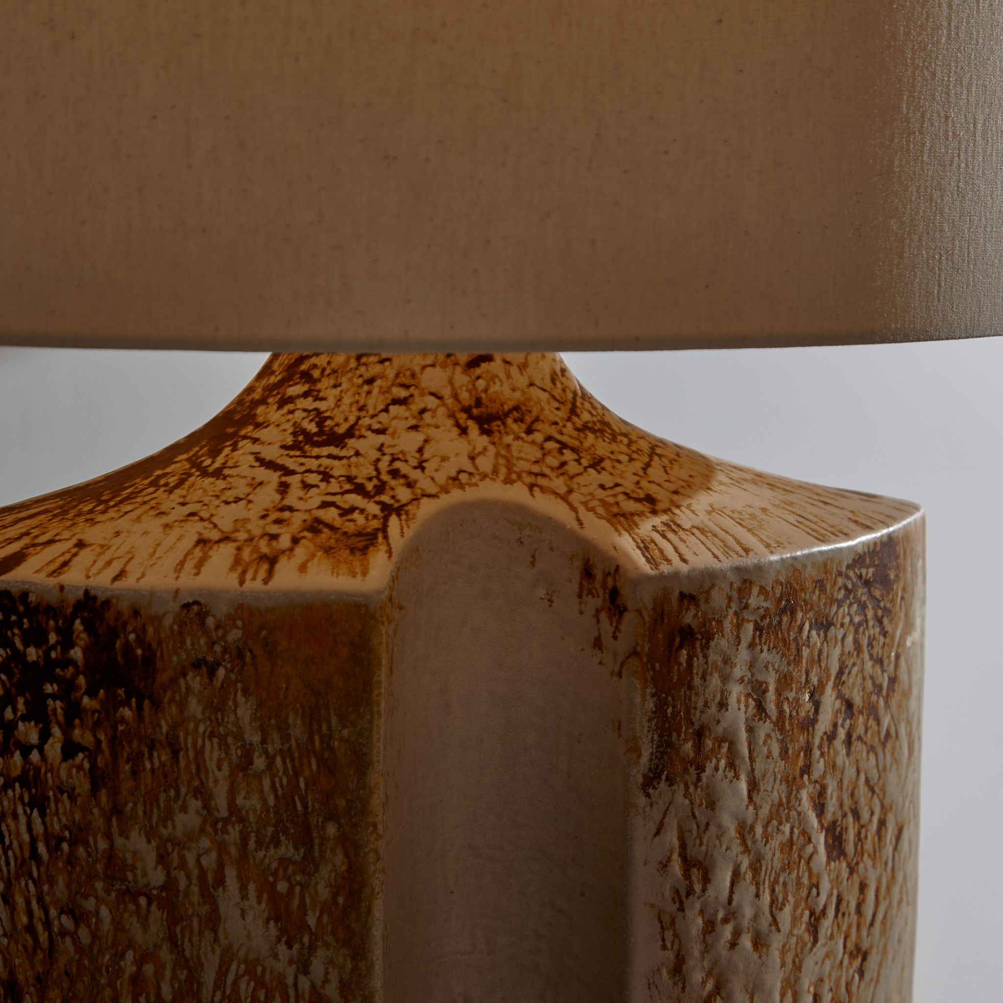 Ceramic table lamp by haico nietzsche for søholm stentøj