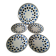 dish and 4 dessert plates K and G Lunéville
