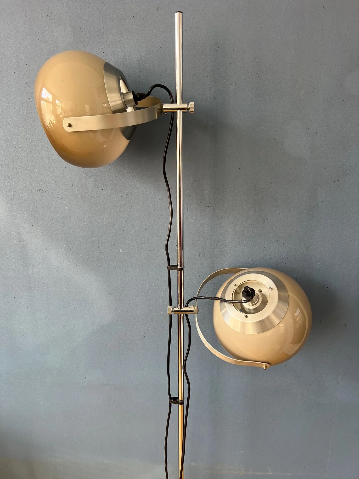 Mid-century space age mushroom floor lamp by Hala