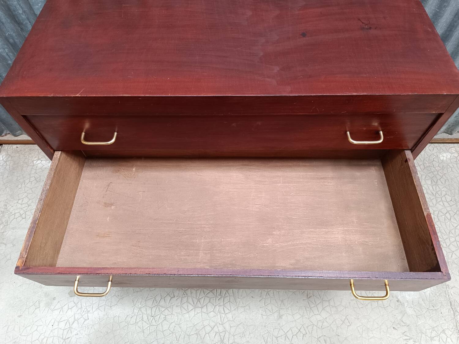 Vintage Scandinavian 4-drawer chest