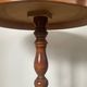 Side table or end table in solid wood with marquetry top.