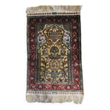 Tapis Hereke soie et fil d'or