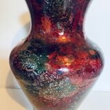 Gilded glass vase