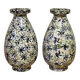 Pair of earthenware vases HBCM Montereau