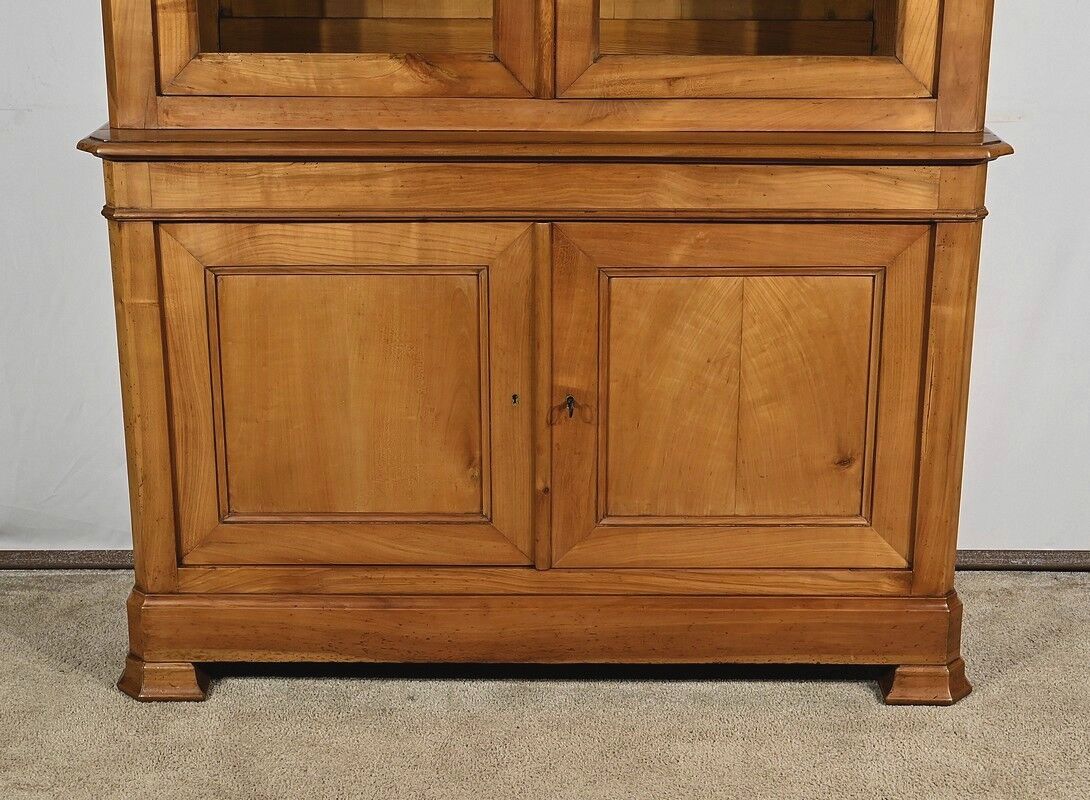 Small two-body library buffet in solid cherry wood – 1900
