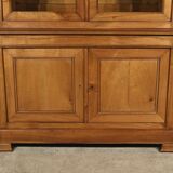 Small two-body library buffet in solid cherry wood – 1900