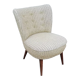 Vintage armchair beige fabric