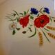 Large antique dish Sarreguemines Digoin, Agreste model