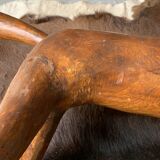 Cheval à bascule en bois