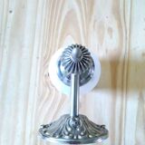 Glass and metal wall lights