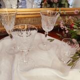 Flûte en cristal taillé
